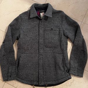 Mens herringbone jacket shirt